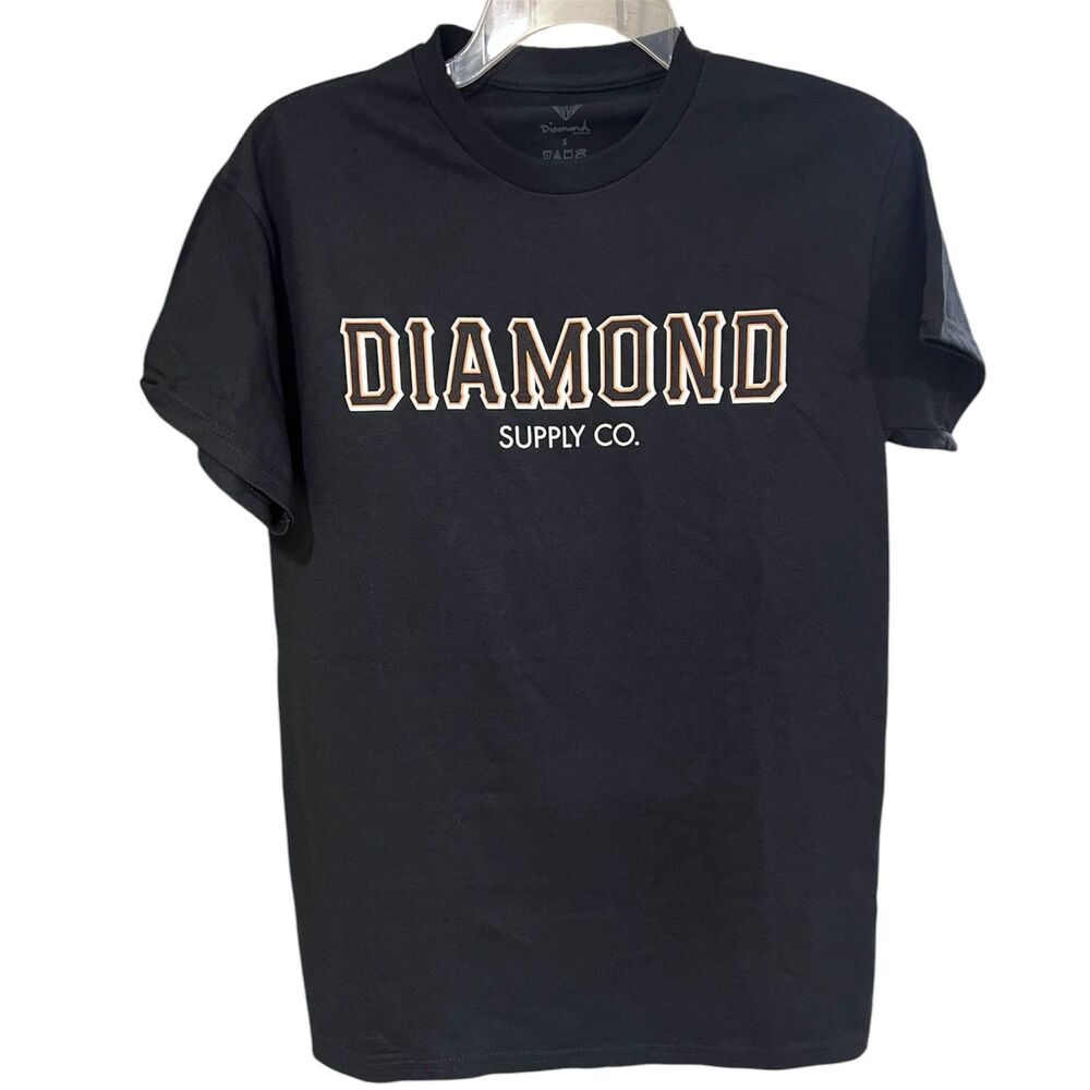 Diamond Supply Co. Men's Short Sleeve T-Shirt Black Size Small 100% Cotton